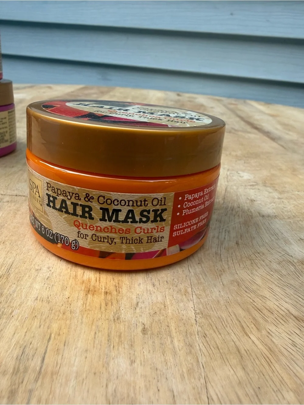 3-Papaya & Coconut Oil Hair Mask for Kids - Orange